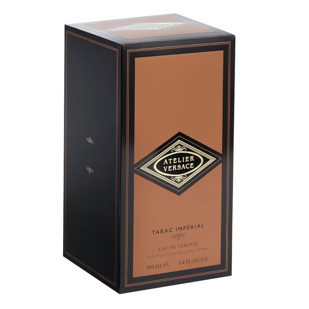 Versace Atelier Tabac Imperial Perfume, Eau de Parfum, For Men & Women, 100ml - Image 6