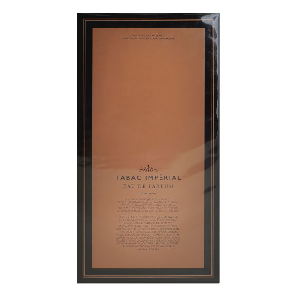 Versace Atelier Tabac Imperial Perfume, Eau de Parfum, For Men & Women, 100ml - Image 7