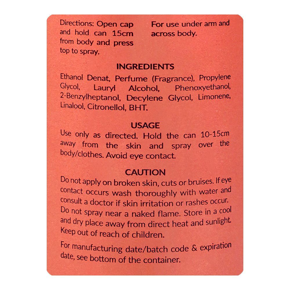 Markhor Blanc Royale Titan Body Spray (No Gas), For Men, 120ml - Image 3