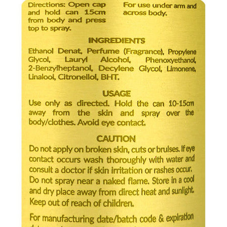 Markhor Blanc Royale Nova Body Spray (No Gas), For Men, 120ml - Image 3