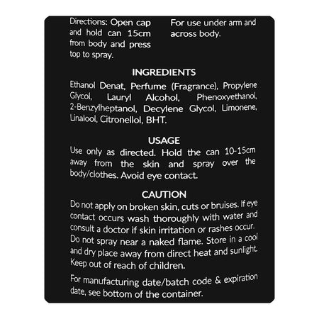 Markhor Blanc Royale Apex Body Spray (No Gas), For Men, 120ml - Image 3
