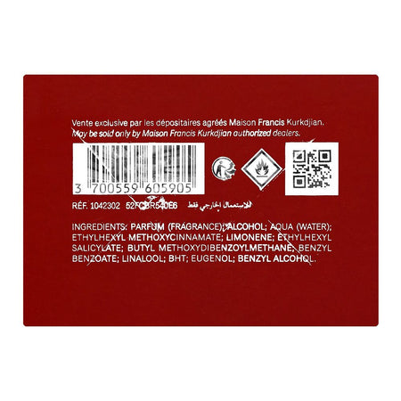 Maison Francis Kurkdjian Baccarat Rouge 540 - Red, Extrait De Parfum, For Men & Women, 100ml - Image 4