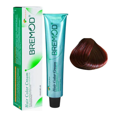 Bremod Hair Color Cream - Salon Quality Hair Dye, 100ml, 5/5 Light Mahogany Brown - Main Image