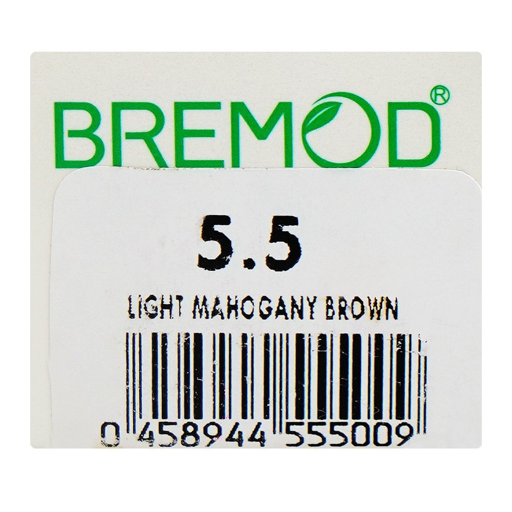 Bremod Hair Color Cream - Salon Quality Hair Dye, 100ml, 5/5 Light Mahogany Brown - Image 6