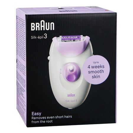 Braun Silk-epil 3 Epilator, White/Purple, 3000 - Image 2