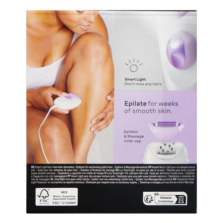 Braun Silk-epil 3 Epilator, White/Purple, 3000 - Image 3