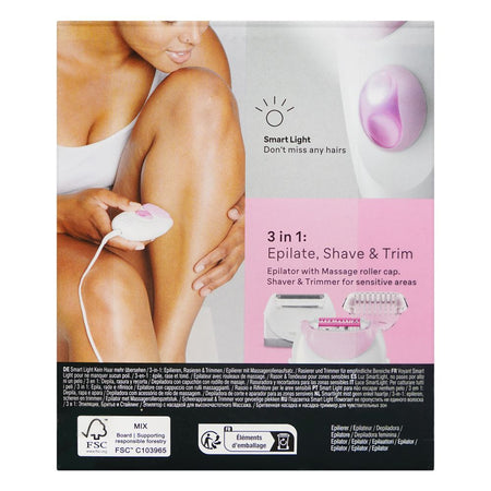 Braun Silk-epil 3 Epilator, White/Pink, 3031 - Image 3