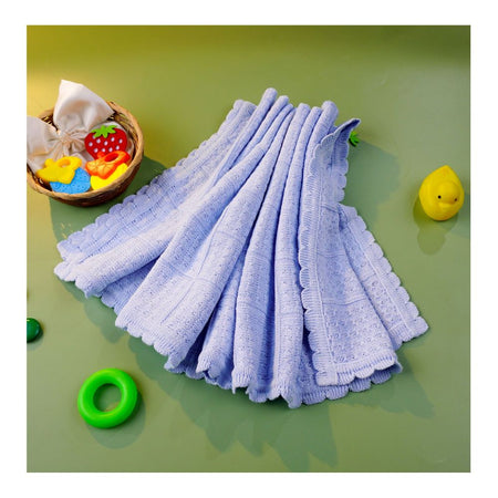 Kids Center Baby Bath Towel, Blue - Image 2