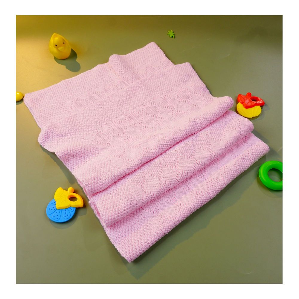 Kids Center Baby Bath Towel, Pink - Image 2