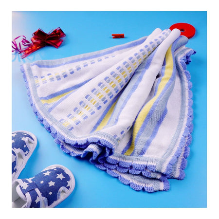 Kids Center Baby Bath Towel, White Multi - Image 2
