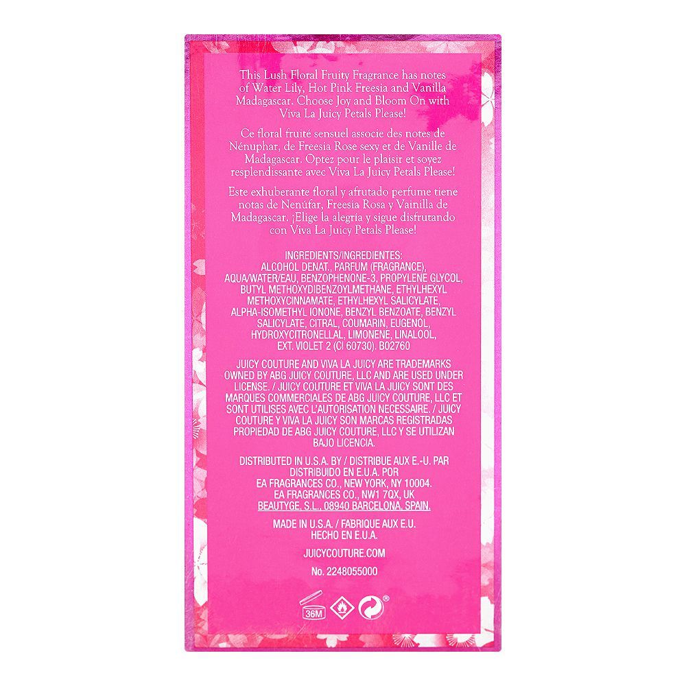 Juicy Couture Viva La Juicy Petals Please, Eau De Parfum, For Women, 100ml - Image 2