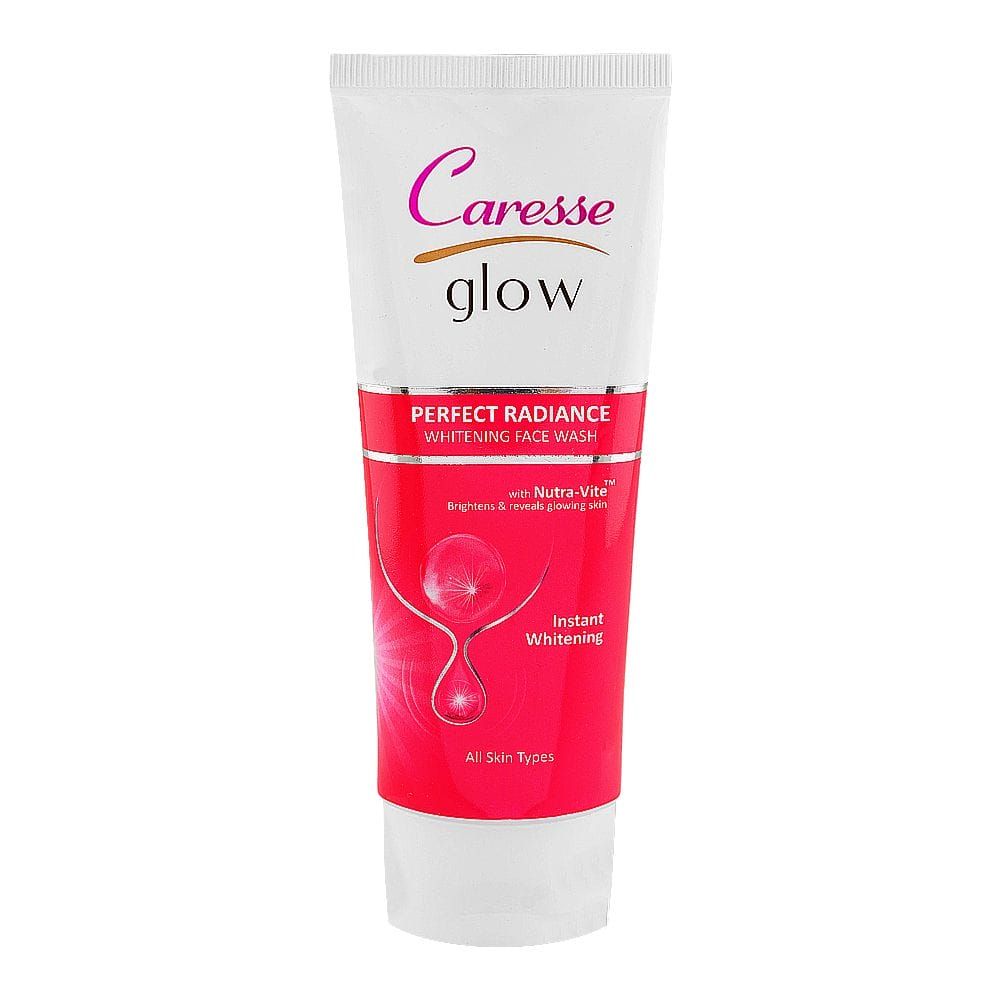 Caresse Glow Perfect Radiance Whitening Face Wash, For All Skin Types, 100ml - Main Image
