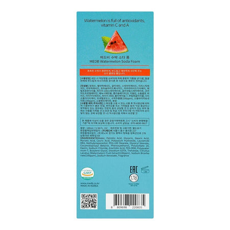MEDB Watermelon Soda Foam Face Wash, 100ml - Image 2