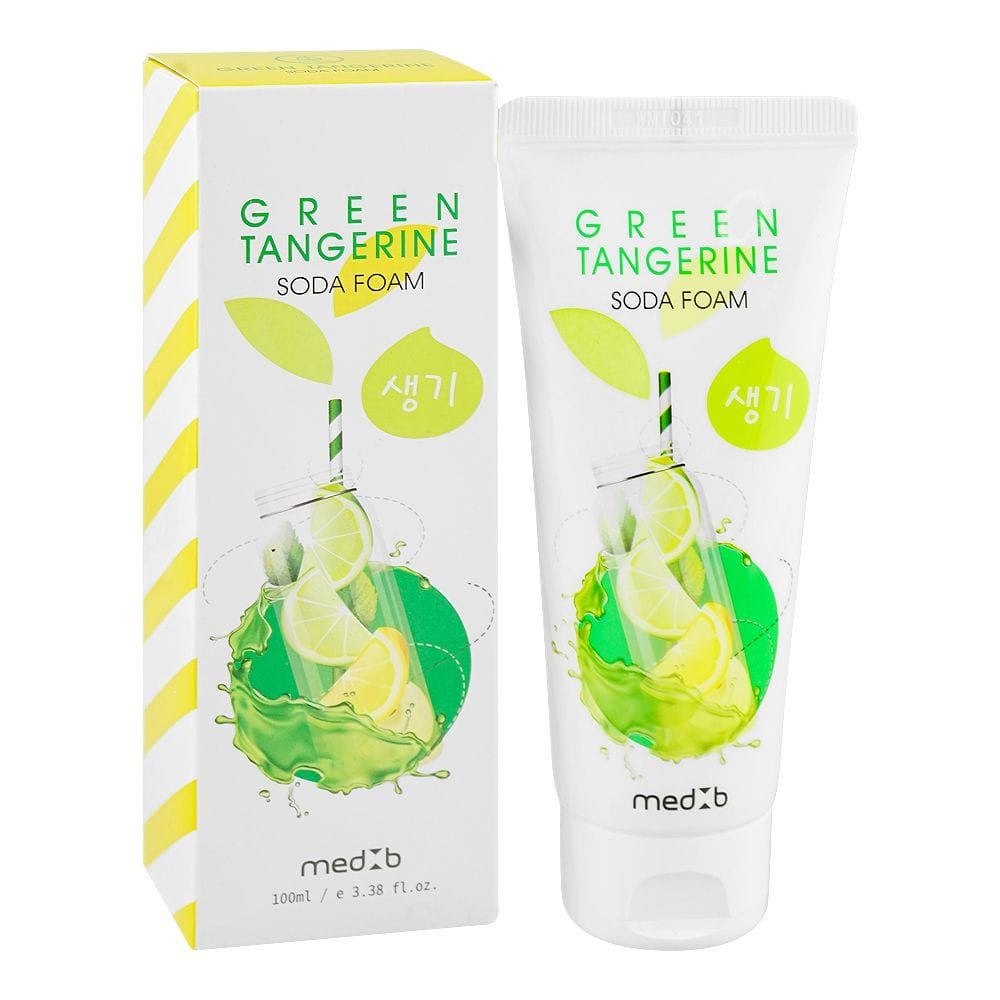 MEDB Green Tangerine Soda Foam Face Wash, 100ml - Main Image
