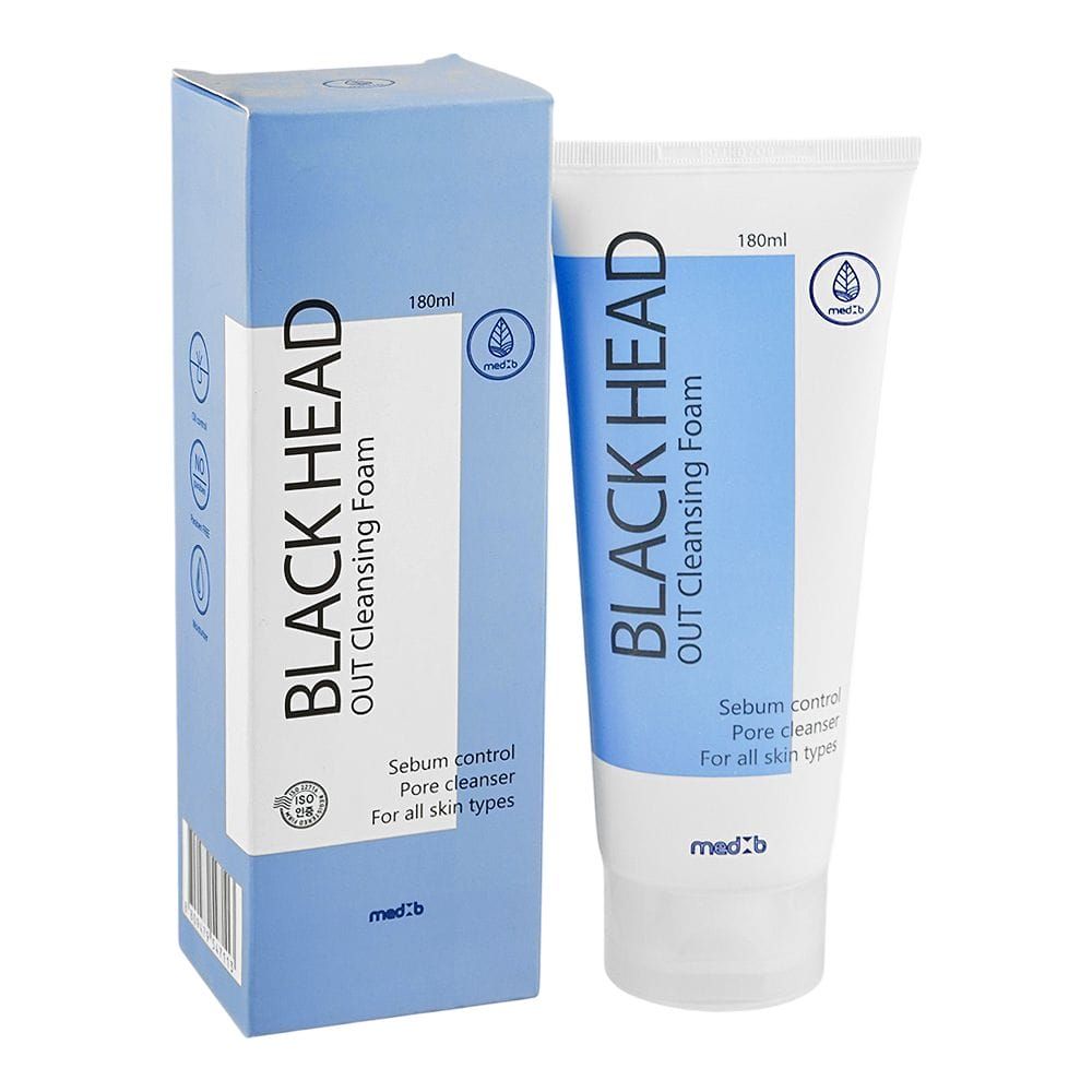 MEDB Black Head Out Cleansing Foam Face Wash, For All Skin Types, 180ml - Main Image