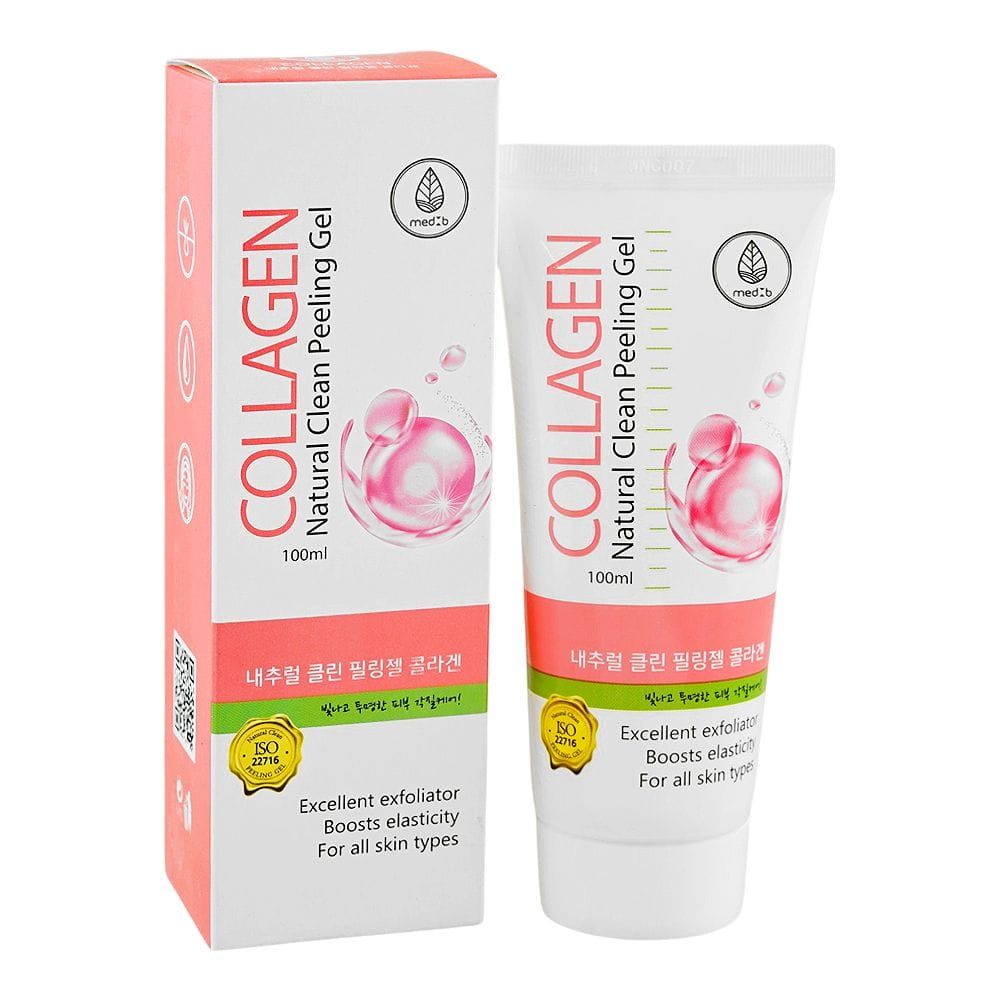 MEDB Collagen Natural Clean Peeling Gel, For All Skin Types, 100ml - Main Image