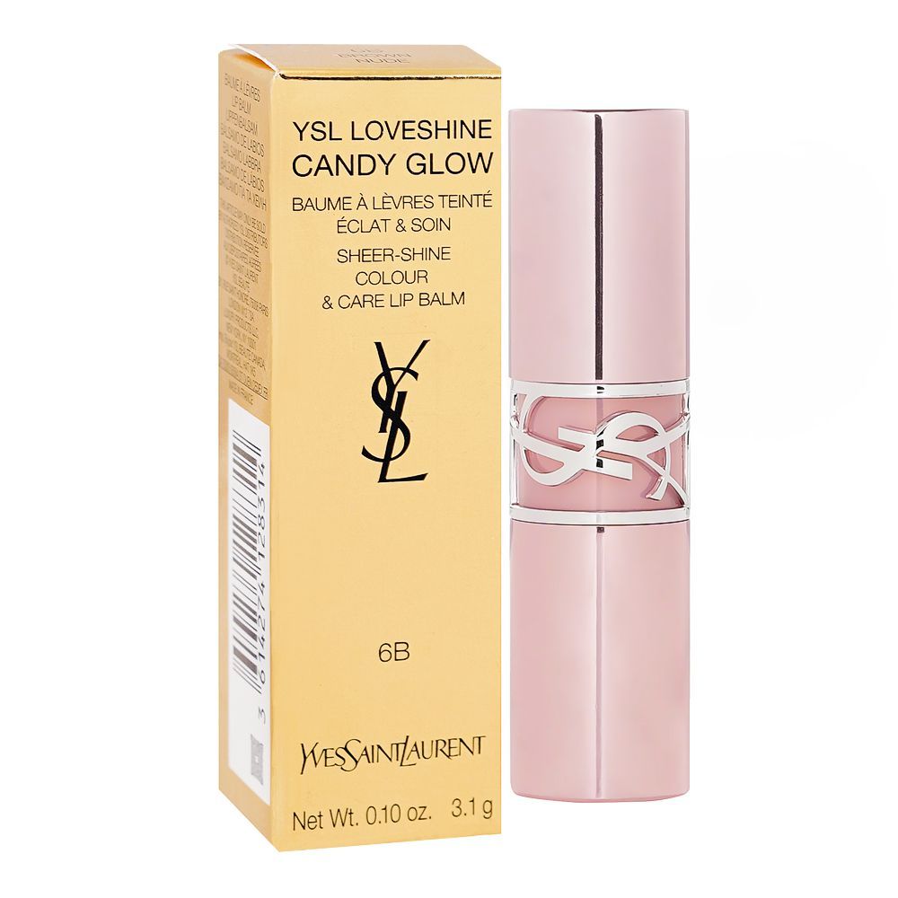 Yves Saint Laurent Love Shine Candy Glow Lip Balm, 3.1g, 6B Brown Nude - Image 2
