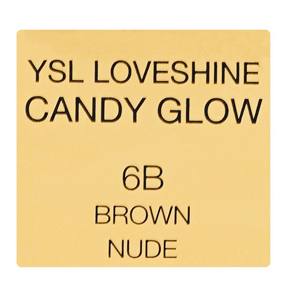 Yves Saint Laurent Love Shine Candy Glow Lip Balm, 3.1g, 6B Brown Nude - Image 5