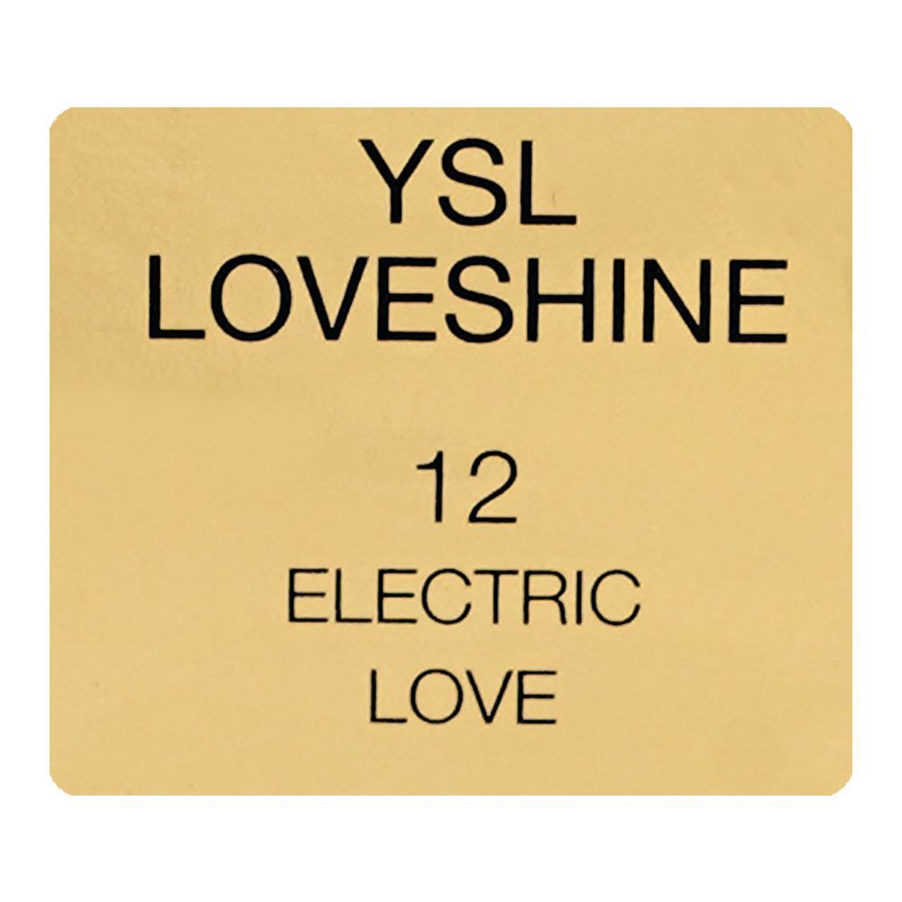 Yves Saint Laurent Love Shine Lipstick, 3.2g, 12 Electric Love - Image 5