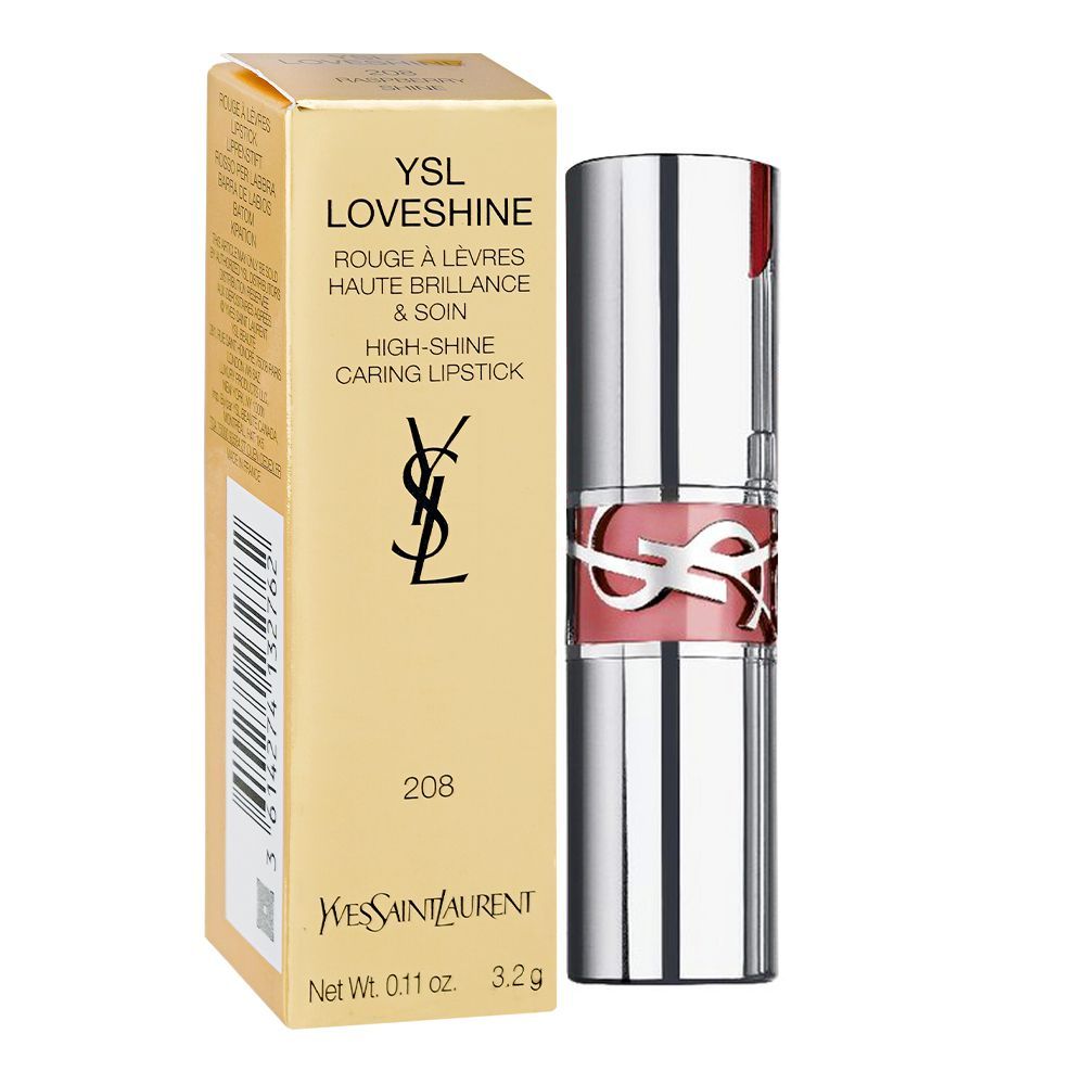 Yves Saint Laurent Love Shine Lipstick, 3.2g, 208 Raspberry Shine - Image 2