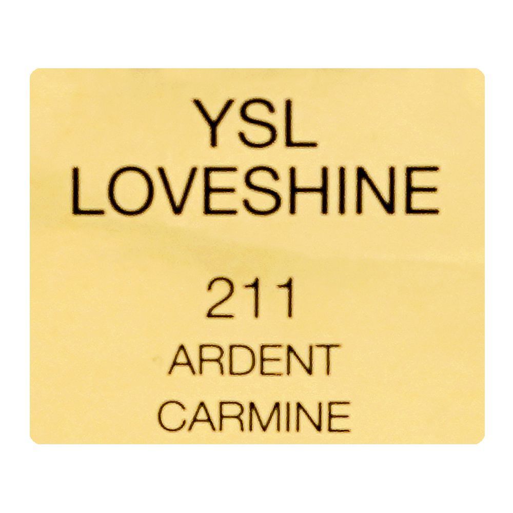 Yves Saint Laurent Love Shine Lipstick, 3.2g, 211 Ardent Carmine - Image 5