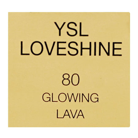 Yves Saint Laurent Love Shine Lipstick, 3.2g, 80 Glowing Lava - Image 5