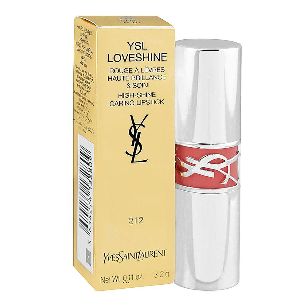 Yves Saint Laurent Love Shine Lipstick, 3.2g, 212 Deep Ruby - Image 2