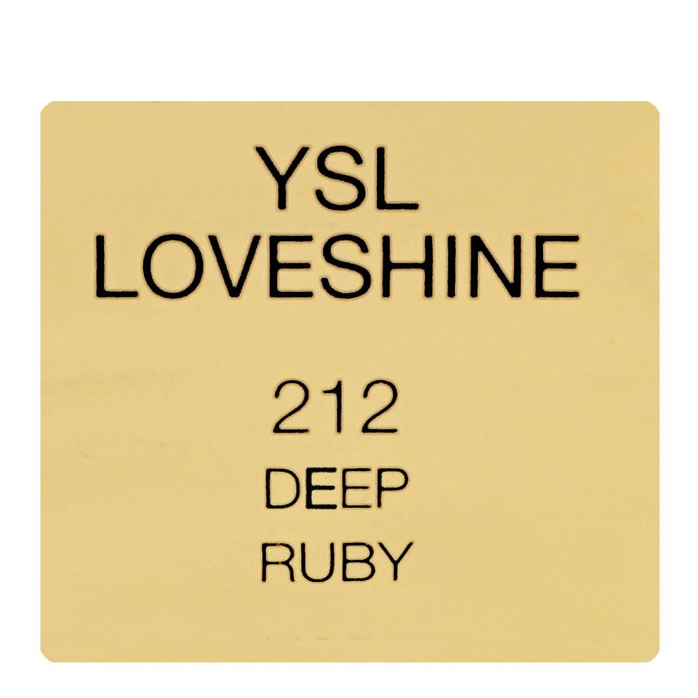 Yves Saint Laurent Love Shine Lipstick, 3.2g, 212 Deep Ruby - Image 5