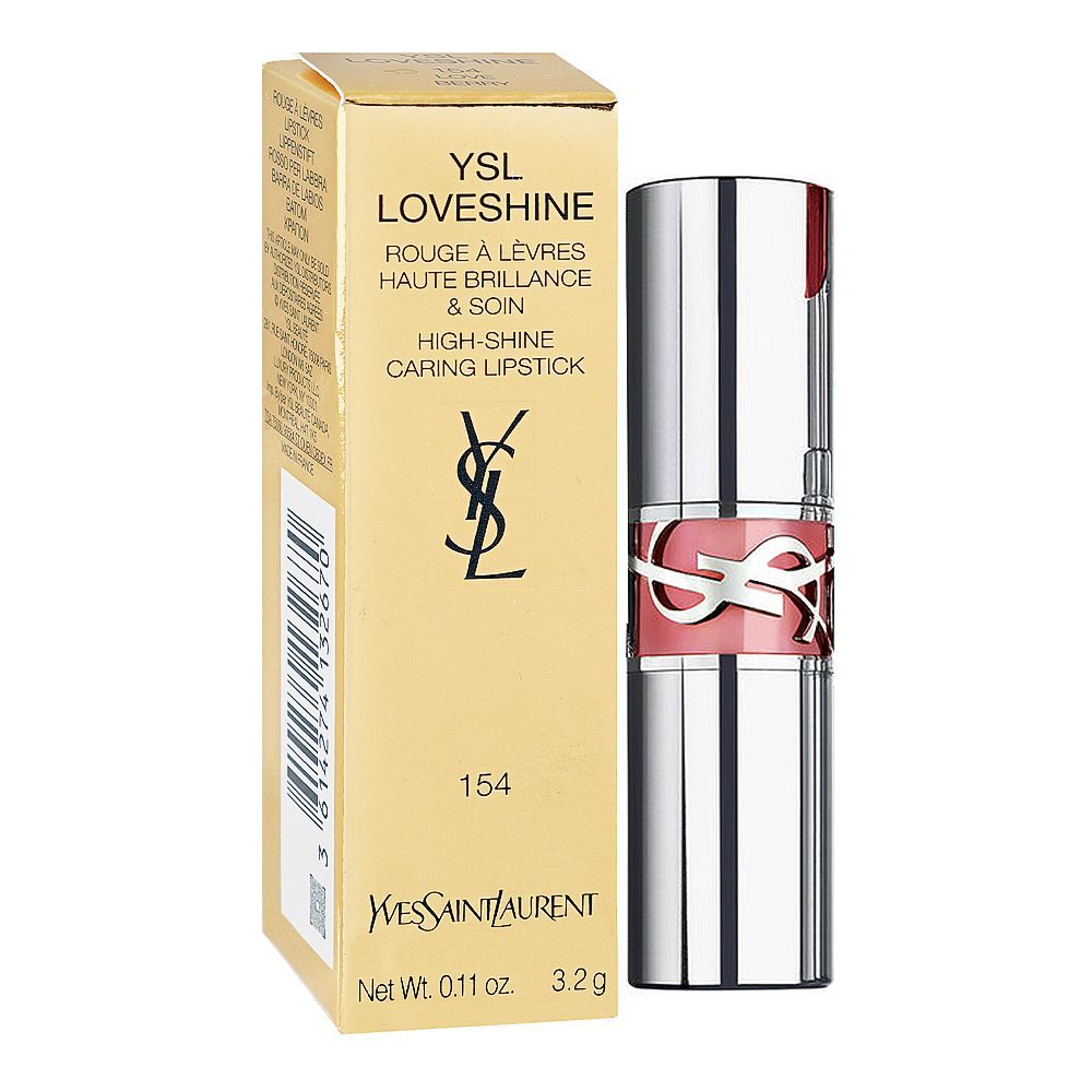 Yves Saint Laurent Love Shine Lipstick, 3.2g, 154 Love Berry - Image 2