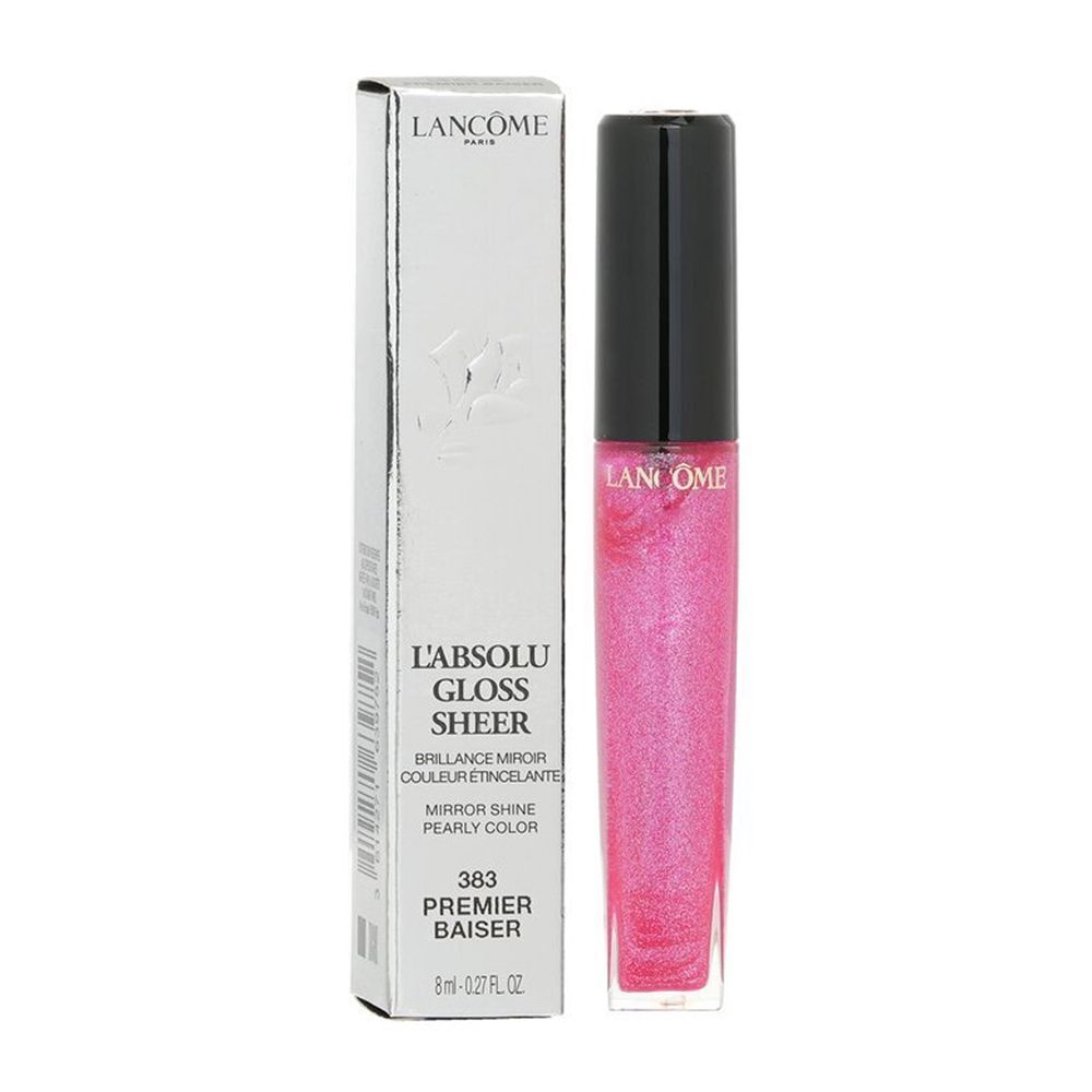 Lancome Paris L'Absolu Gloss Sheer Mirror Shine Pearly Lip Gloss, 8ml, 383 Premier Baiser - Image 2