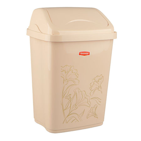 Graceware Eco Dustbin, 11 Liters, Beige - Main Image