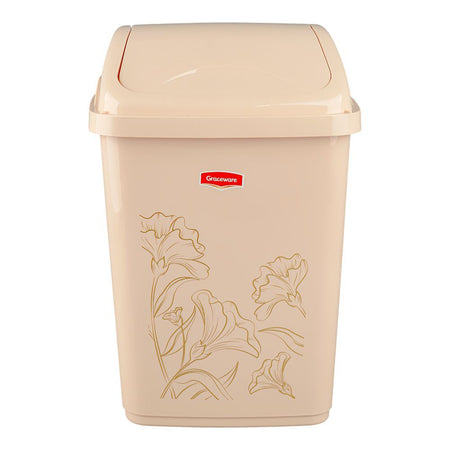 Graceware Eco Dustbin, 11 Liters, Beige - Image 2