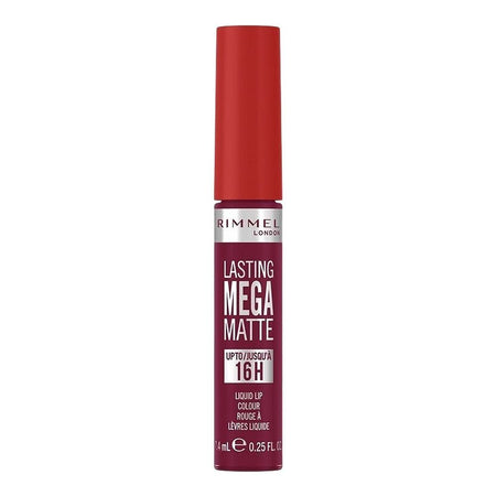 Rimmel Lasting Mega Matte Upton 16H Liquid Lipstick, 7.4ml, 940 Rock Me Purple - Image 2