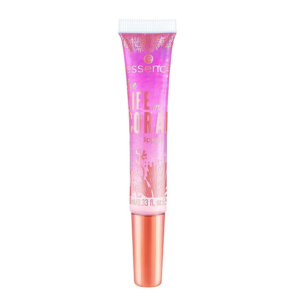Essence Live Life In Coral Lip Gloss, 10ml, 01 Sun Risin' Reef! - Main Image