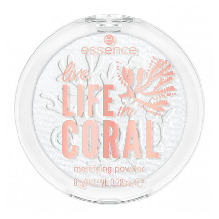 Essence Live Life In Coral Mattifying Powder, 8g, 01 Smilin' From Shore To Reef! - Image 2