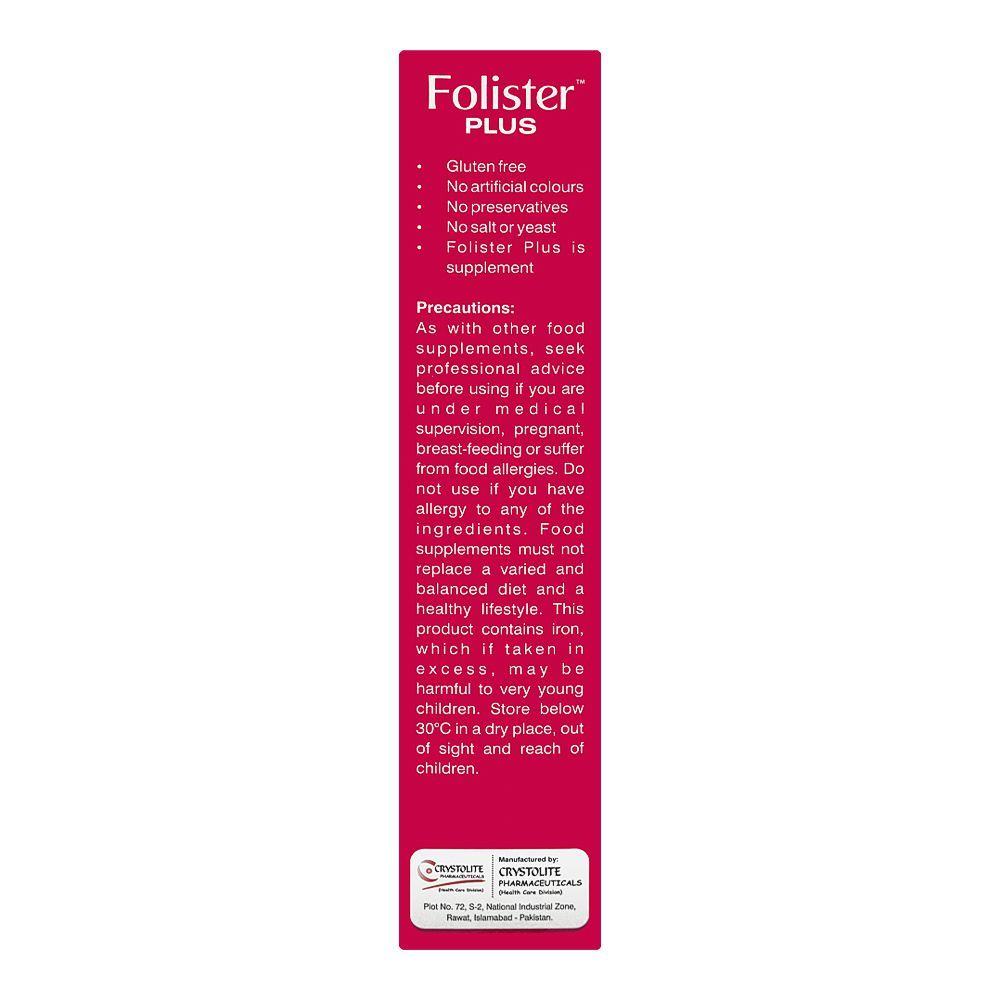Folister Plus Tablets, Box (30 Tablets) - Image 3