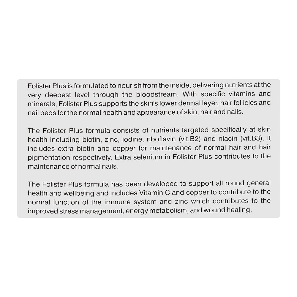 Folister Plus Tablets, Box (30 Tablets) - Image 5
