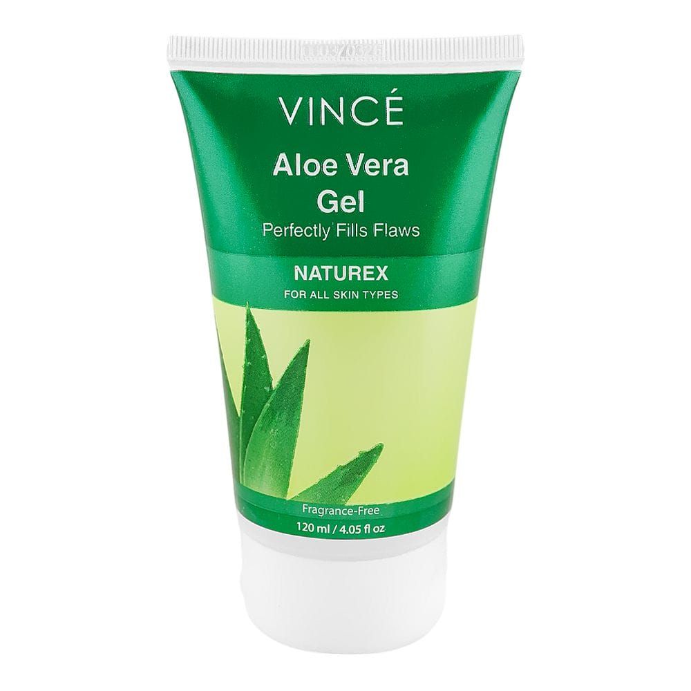 Vince Naturex Aloe Vera Gel, Fragrance-Free, For All Skin Types, 120ml - Main Image