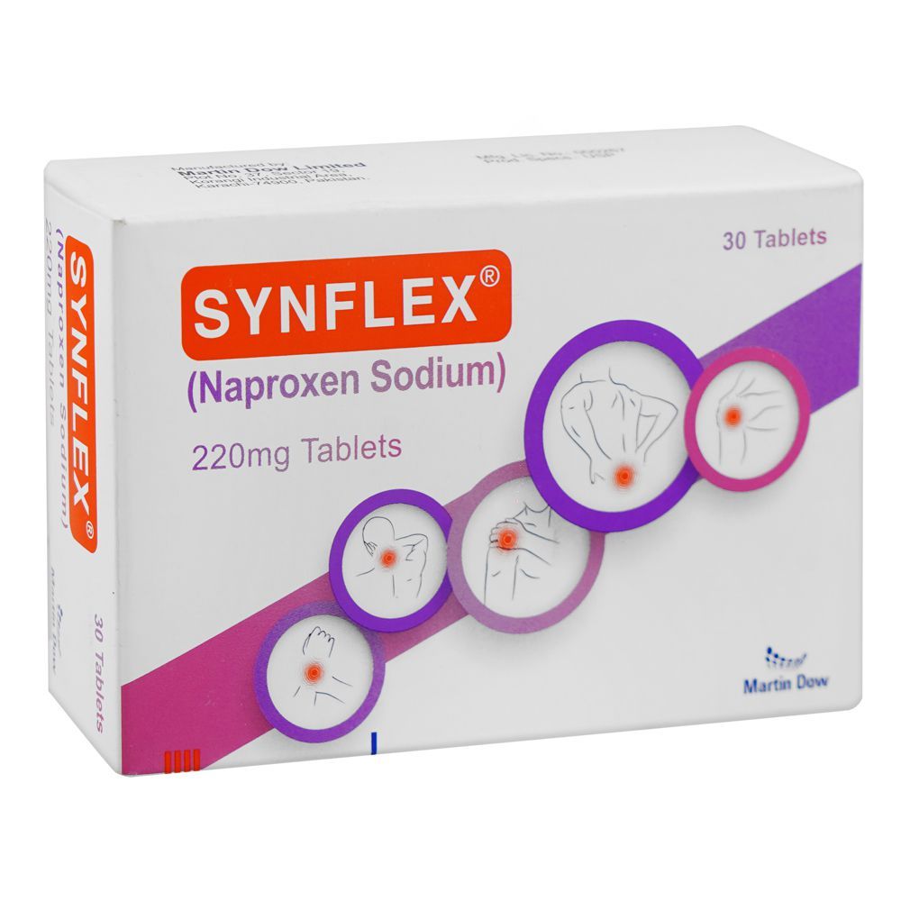 Synflex Tablets, 220mg, 1-Strip (10 Tablets) - Main Image