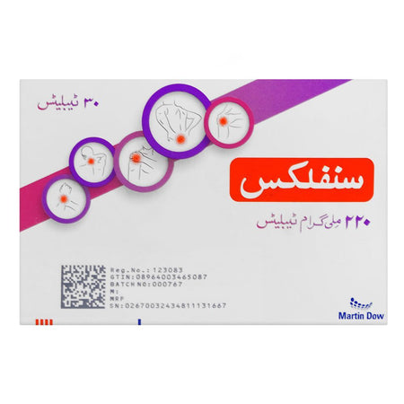 Synflex Tablets, 220mg, 1-Strip (10 Tablets) - Image 2