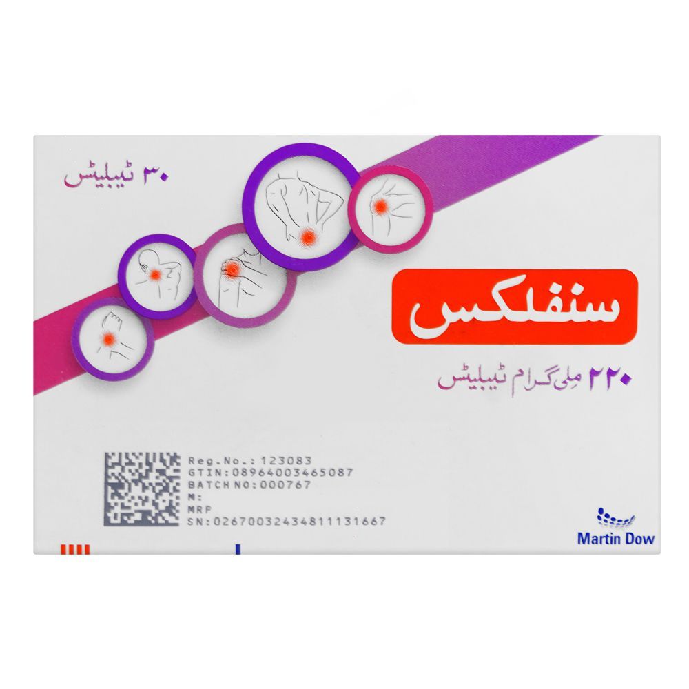 Synflex Tablets, 220mg, 1-Strip (10 Tablets) - Image 2