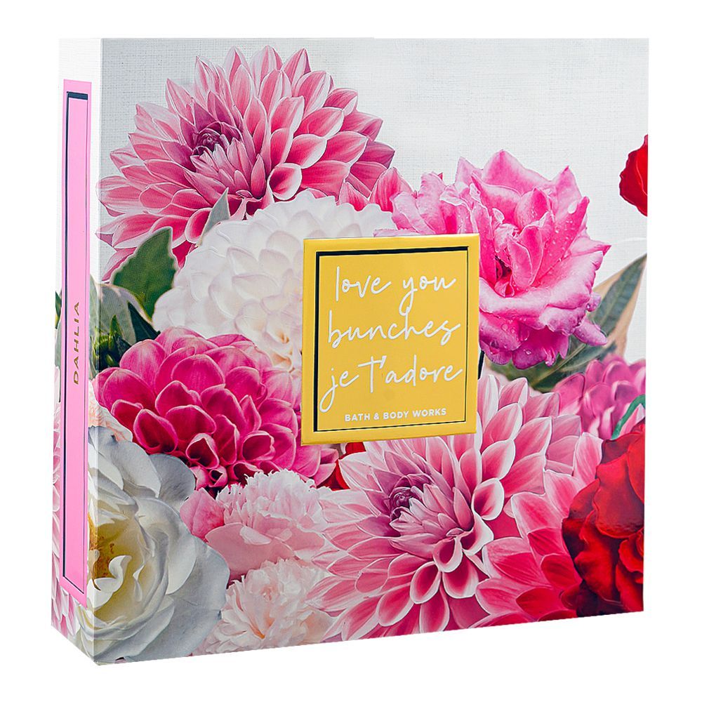 Bath & Body Works Dahlia Gift Set: 295ml Body Wash+236ml Body Lotion+236ml Body Mist, For Women, 3-Pack - Image 2
