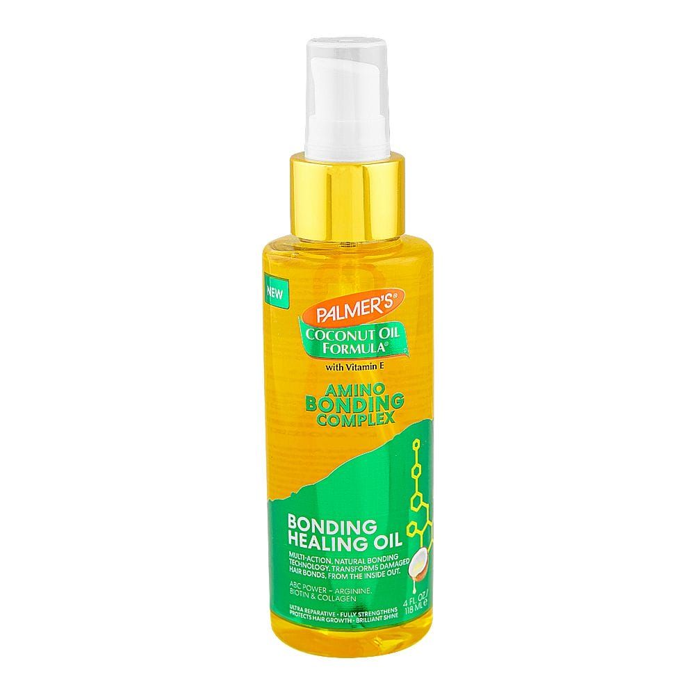 Palmer's Coconut Oil Formula Bonding Healing Hair Oil, Vitamin E & Amino Complex, 118ml - Main Image