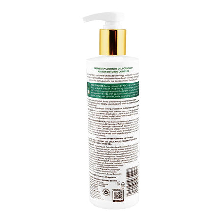 Palmer's Coconut Oil Formula Bonding Conditioning Hair Mask, Vitamin E & Amino Complex, 355ml - Image 2