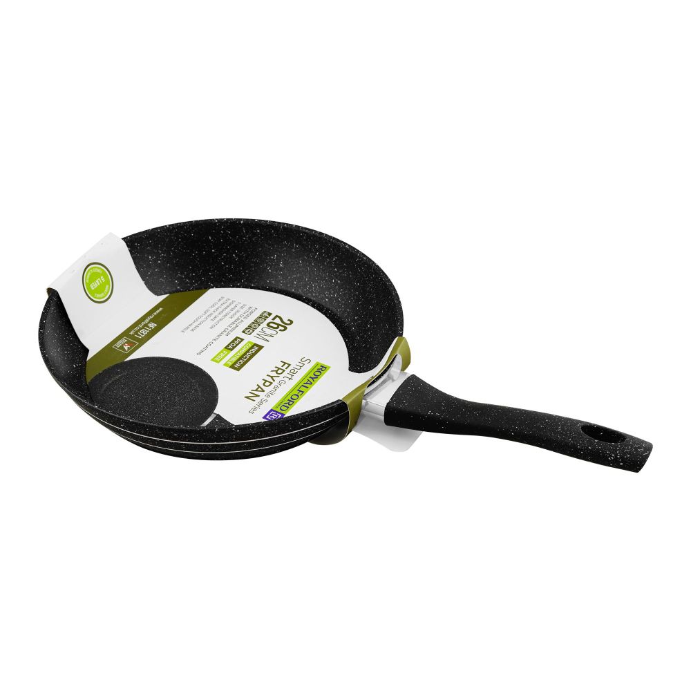 Royalford Smart Granite Series Frypan, 26cm, Grey, RF11871 - Main Image