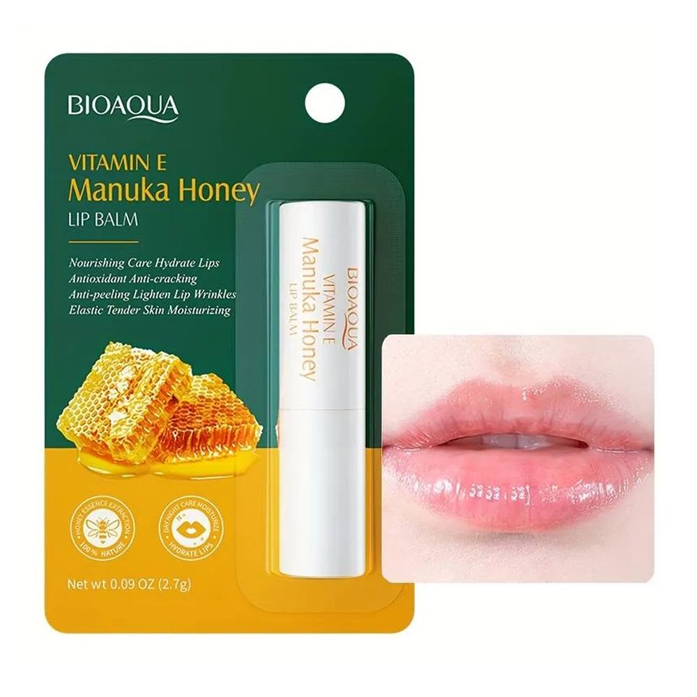 Bioaqua Vitamin E Manuka Honey Lip Balm, 2.7g, BQY04735 - Main Image