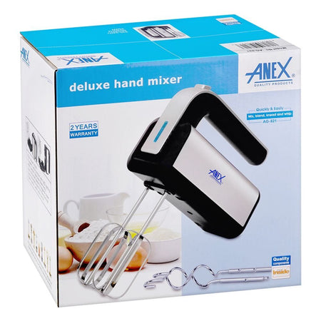 Anex Deluxe Hand Mixer, 450W, Black, AG-821 - Image 2