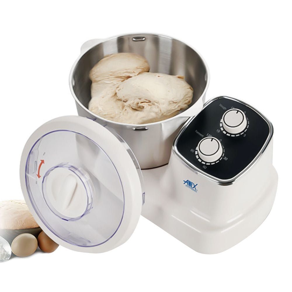 Anex Deluxe Dough Maker, 500W, 5 Liter Capacity, White, AG-2127 - Main Image