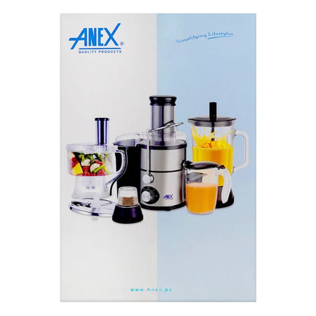 Anex Deluxe Kitchen Robot, 900W, Black, AG-3152 - Image 3