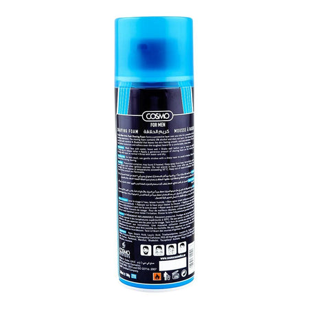 Cosmo Men Arctic Rush Menthol Shaving Foam, 200ml - Image 2